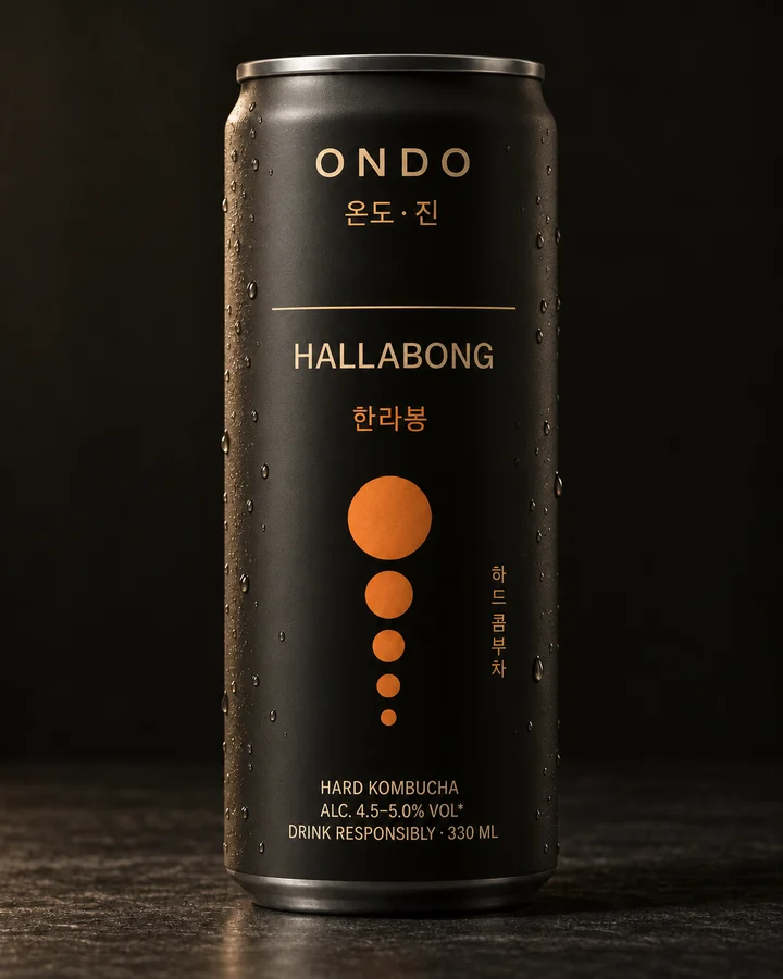 ONDO Hallabong hard kombucha can